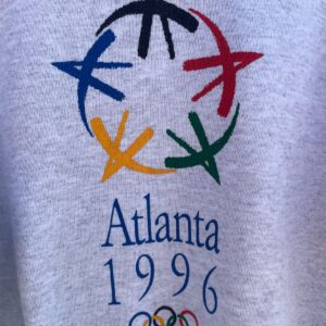 ONEITA *AS-IS* ATLANTA 1996 OLYMPICS SWEATSHIRT in GREY