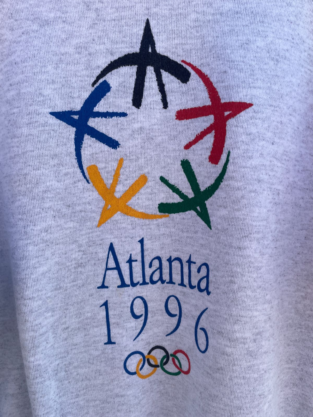 ONEITA *AS-IS* ATLANTA 1996 OLYMPICS SWEATSHIRT in GREY