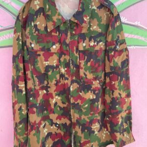 2 PIECE SWISS MILITARY CAMOUFLAGE JACKET & PANTS SET