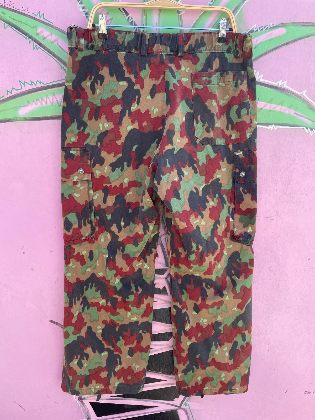 2 PIECE SWISS MILITARY CAMOUFLAGE JACKET & PANTS SET