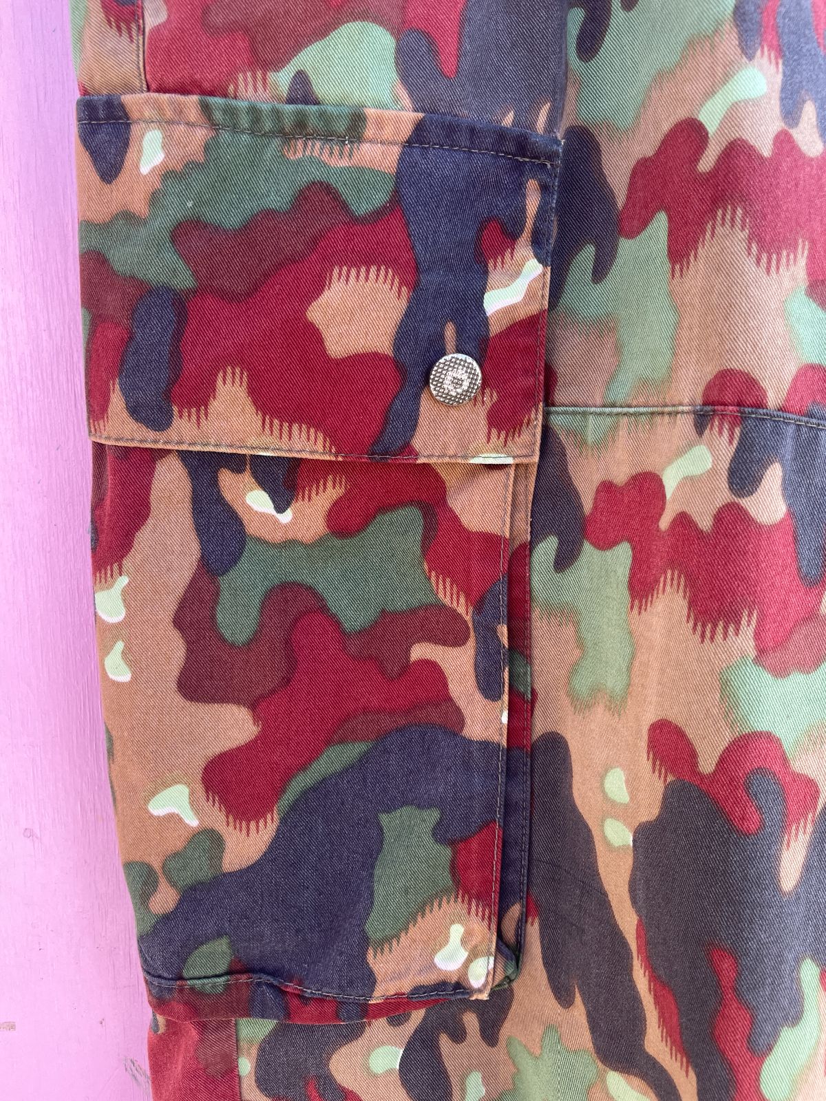 2 PIECE SWISS MILITARY CAMOUFLAGE JACKET & PANTS SET