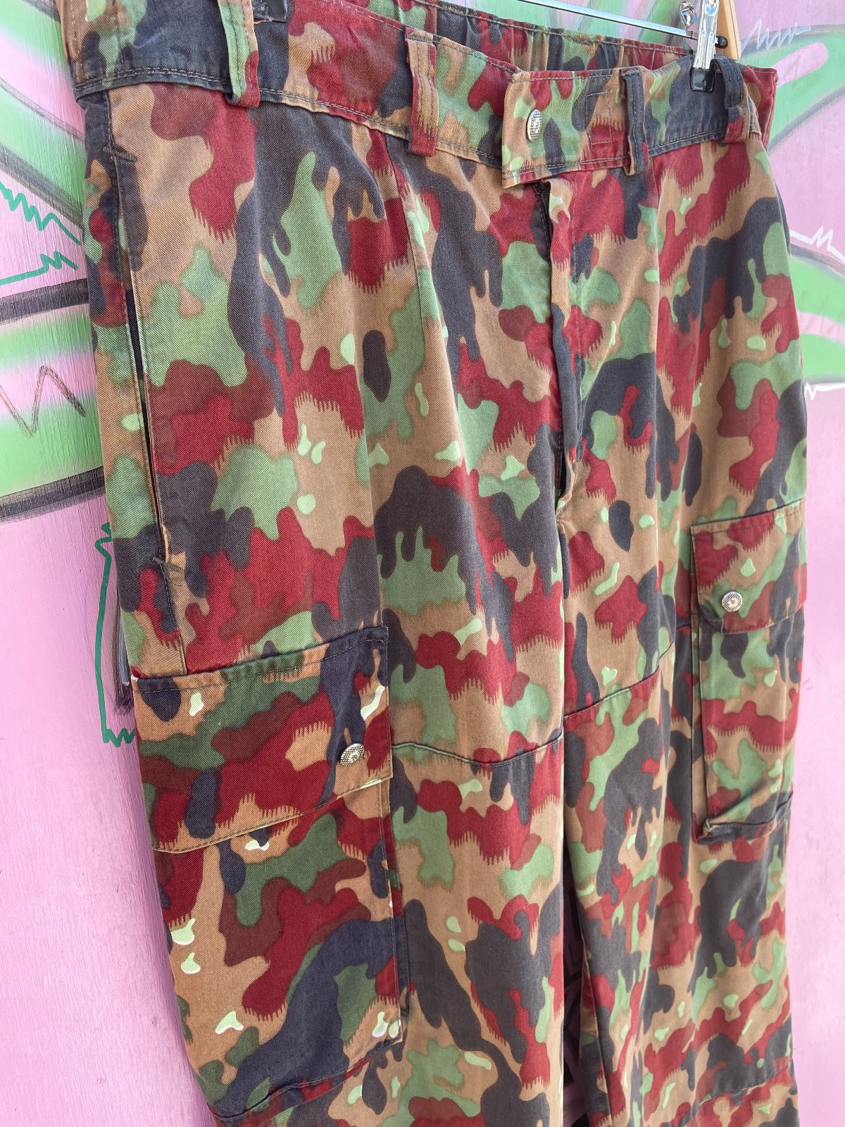 2 PIECE SWISS MILITARY CAMOUFLAGE JACKET & PANTS SET