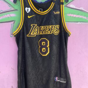 NIKE BLACK MAMBA CITY EDITION NBA LOS ANGELES LAKERS #8 BASKETBALL JERSEY in BLACK