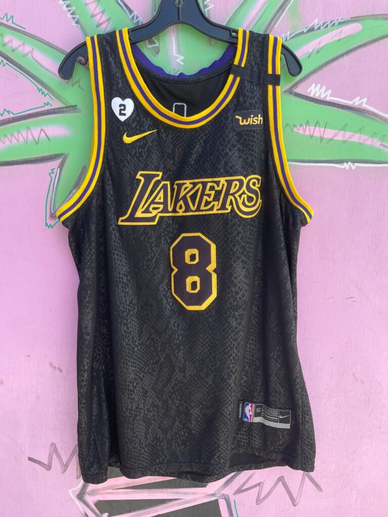 BLACK MAMBA CITY EDITION NBA LOS ANGELES LAKERS #8 BASKETBALL JERSEY