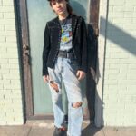 COOL!! *AS-IS* FULLY EYELET STUDDED SUEDE JACKET, SNAP BUTTONS, TAPERED FIT