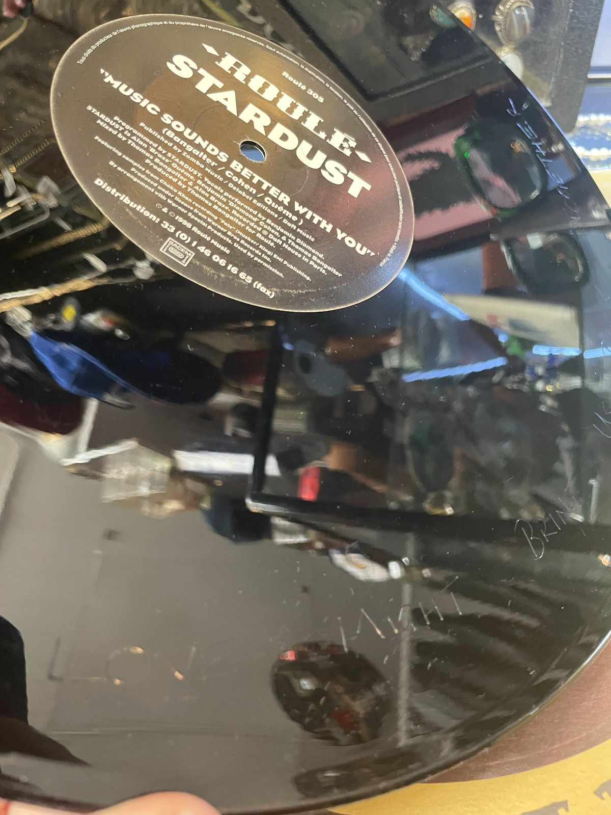 VINYL STARDUST - 12IN THE MUSIC SOUNDS BETTER WITH YOU