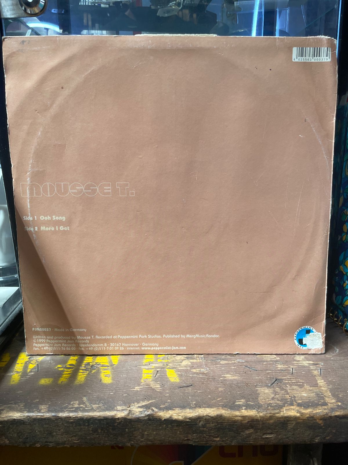 VINYL MOUSSE T. - OOH SONG / MORE I GET