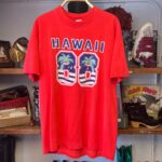 100% COTTON HAWAII 88 PALM TREES SINGLE STITCH T-SHIRT