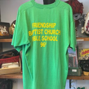 LIFE IS FRESH! LIVE WITH JESUS! SINGLE STITCHED T-SHIRT in GREEN