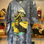1990S DEADSTOCK TIE DYE NATIVE AMERICAN PRINT T-SHIRT