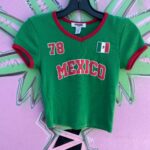 CUTE! MEXICO RINGER BABY TEE #78