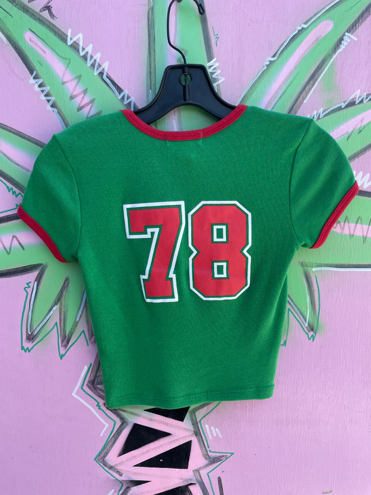 RSQ CUTE! MEXICO RINGER BABY TEE #78 in GREEN, RED