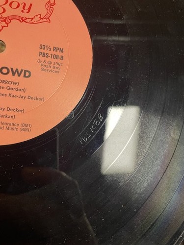 posh boys THE CROWD - A WORLD APART VINYL RECORD ORIGINAL PRESSING PUNK WAVE PBS-108 in ORANGE, YELLOW, BLUE