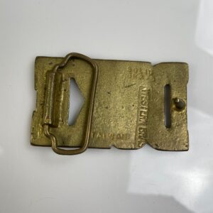 WESTERN BRASS DUKE BRASS BELT BUCKLE in BRASS