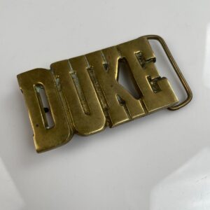 WESTERN BRASS DUKE BRASS BELT BUCKLE in BRASS
