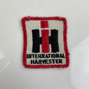 *AS-IS* VTG INTERNATIONAL HARVESTER SEW-ON PATCH in RED, WHITE