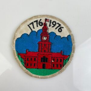 *AS-IS* 1776 - 1976 - 200 BICENTENNIAL  EMBROIDERED SEW-ON PATCH