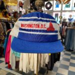 *AS-IS* RETRO WASHINGTON DC STRIPED FRONT SNAPBACK HAT