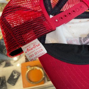 NEW ERA *AS-IS* 1989 MLB ALL STAR GAME CALIFORNIA ANGELS SNAPBACK HAT in RED, WHITE