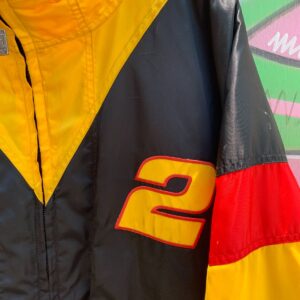 NUTMEG AS-IS NASCAR RUSTY WALLACE #2 RACING JACKET in BLACK, YELLOW, RED