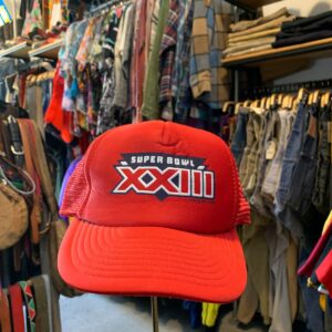 WINSTON 1989 SUPER BOWL XXIII SNAPBACK HAT in RED