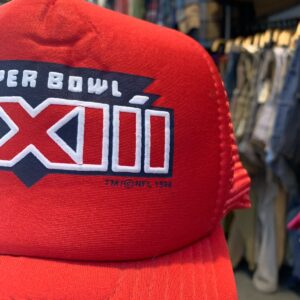 WINSTON 1989 SUPER BOWL XXIII SNAPBACK HAT in RED