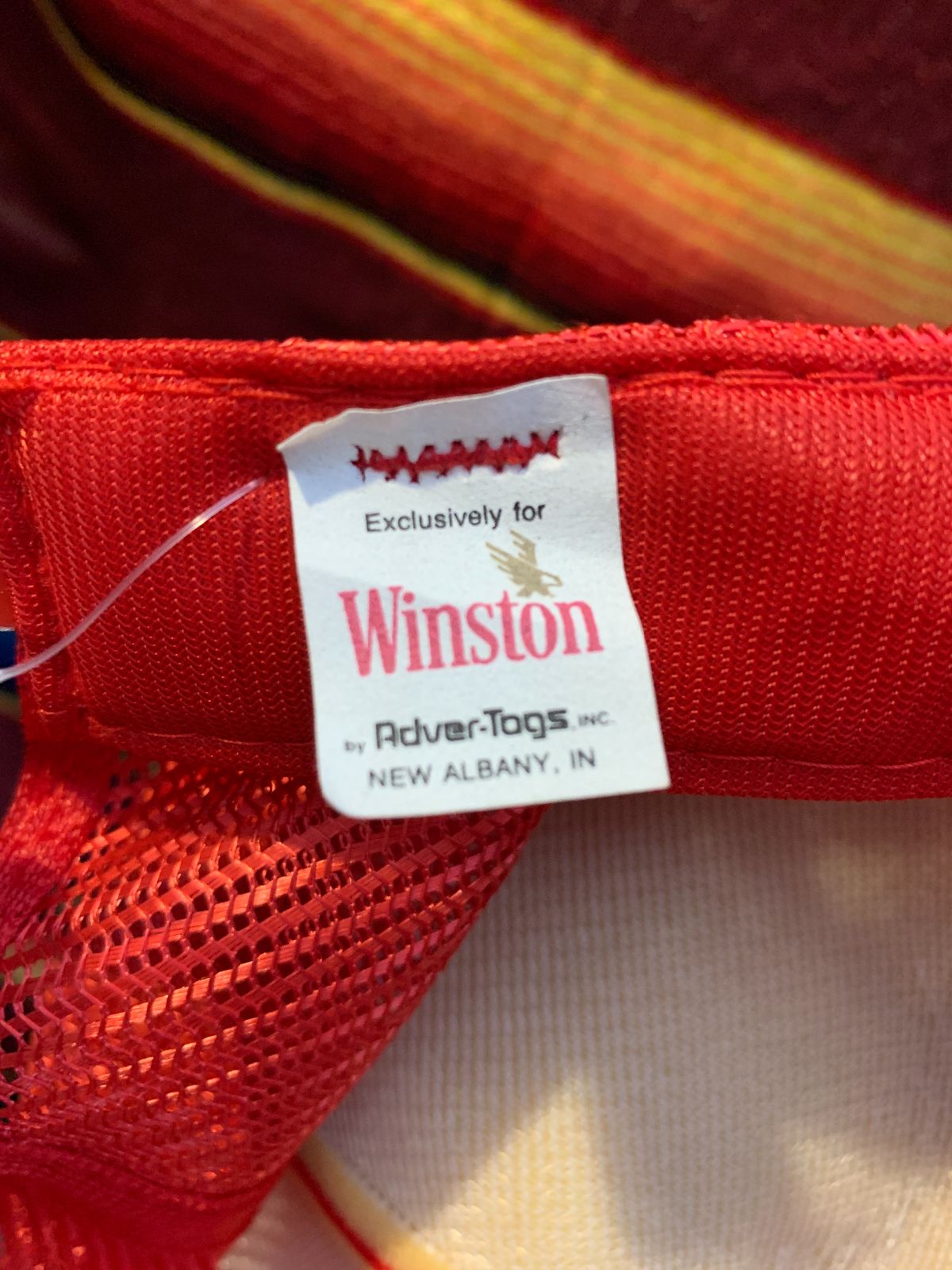 WINSTON 1989 SUPER BOWL XXIII SNAPBACK HAT in RED