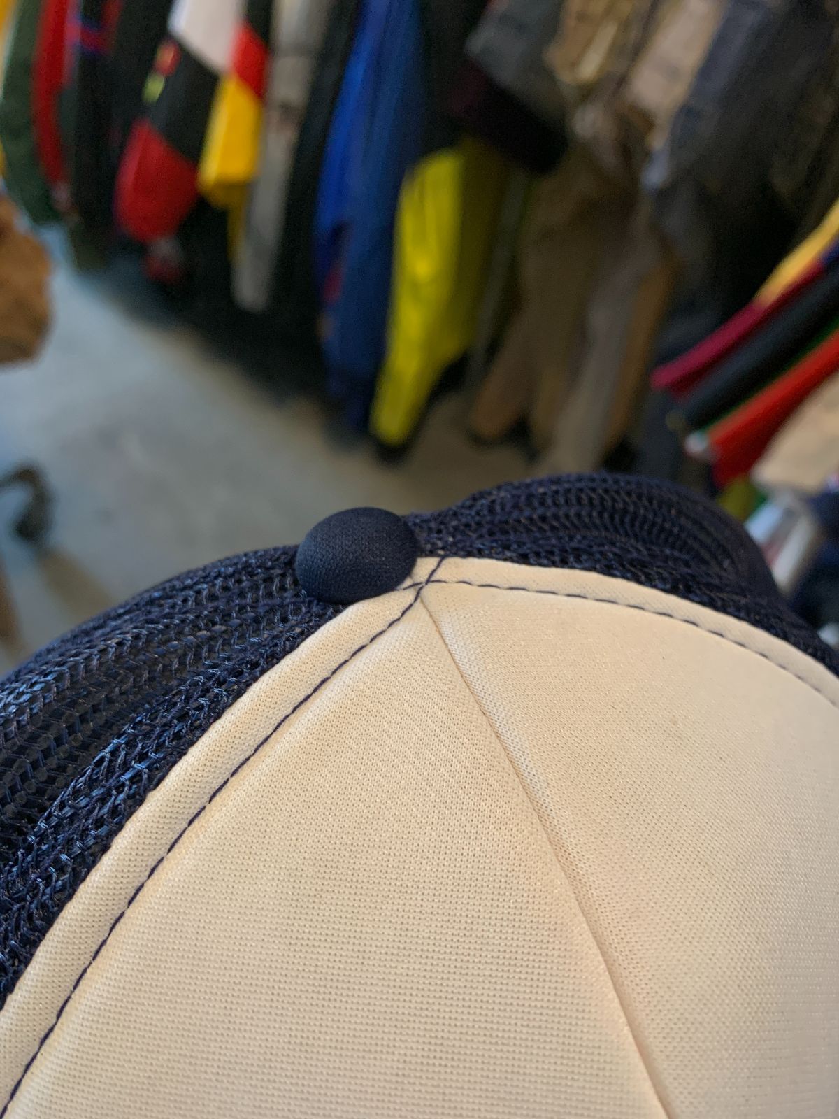 RETRO PUERTO RICO GRAPHIC SNAPBACK HAT in NAVY, WHITE