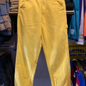 STAN RAY RAD! MADE IN USA LEMON YELLOW STAN RAY CARPENTER WORKWEAR PANTS in YELLOW
