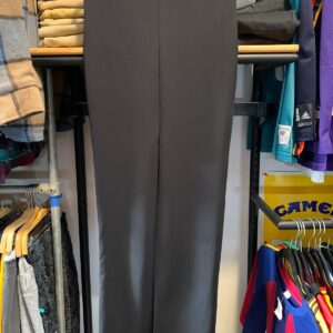NASTY GAL BASIC STRETCH SPLIT FRONT MAXI SKIRT in BLACK