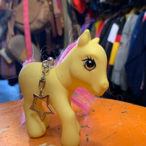 MY LITTLE PONY KEY CHAIN YELLOW AND PINK in YELLOW