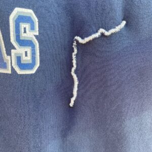 CHAMPION *AS-IS* NCAA GEORGETOWN HOYAS BULLDOG GRAPHIC T SHIRT in BLUE