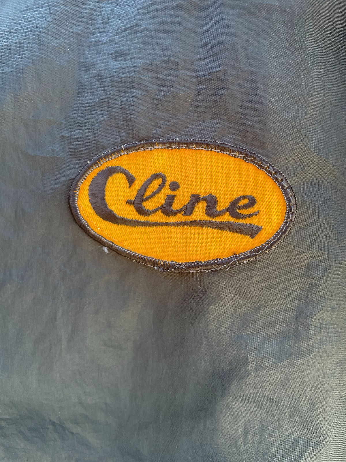 CLINE CLINE ZIP UP WINDBREAKER JACKET in BLACK