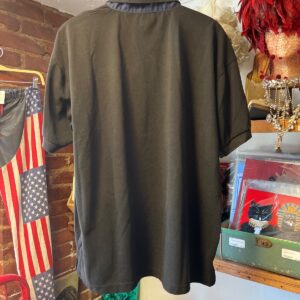 TOMMY HILFIGER TOMMY HILFIGER BLACK POLO SHIRT WITH LOGO PATCH in BLACK, RED, WHITE, BLUE