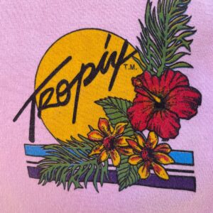 TROPIX AS-IS TROPIX CROPPED LONG SLEEVE T-SHIRT in PINK