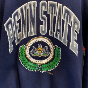 RUSSELL ATHLETIC *AS-IS* PENN STATE RUSSELL ATHLETIC SWEATSHIRT WITH CREST in BLUE, WHITE, GREEN