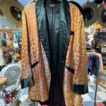1950S LUXUROBE TAILORED LOUNGING ROBE SMOKING JACKET