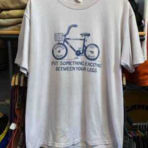 SHAMROCK PUT SOMETHING EXCITING BETWEEN YOUR LEGS SINGLE STITCH T-SHIRT BUBBAS BIKES KEY WEST FLORIDA in PINK