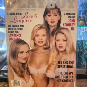 PLAYBOY PLAYBOY MAGAZINE FEBRUARY 1997 LOVE AND LINGERE ISSUE