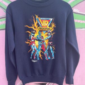 1994 VR TROOPER GRAPHIC PULLOVER SWEATSHIRT in BLUE