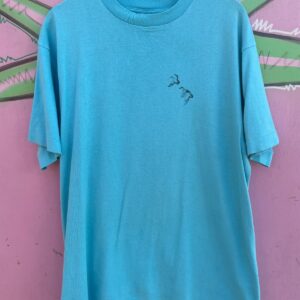 FRUIT OF THE LOOM CLASSIC! THE WHALEHEAD CLUB SINGLE STITCH T-SHIRT in TURQUOISE