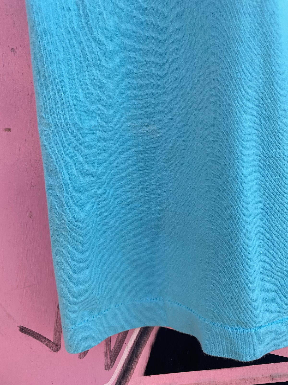 FRUIT OF THE LOOM CLASSIC! THE WHALEHEAD CLUB SINGLE STITCH T-SHIRT in TURQUOISE