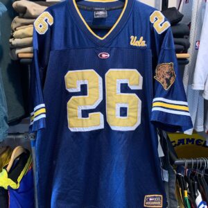 COLOSSEUM 1990S UCLA FOOTBALL JERSEY EMBROIDERED STITCHED LETTERS #26 in BLUE, GOLD