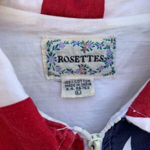 ROSETTES'S AS-IS RAD AMERICAN FLAG JACKET in RED,WHITE,BLUE
