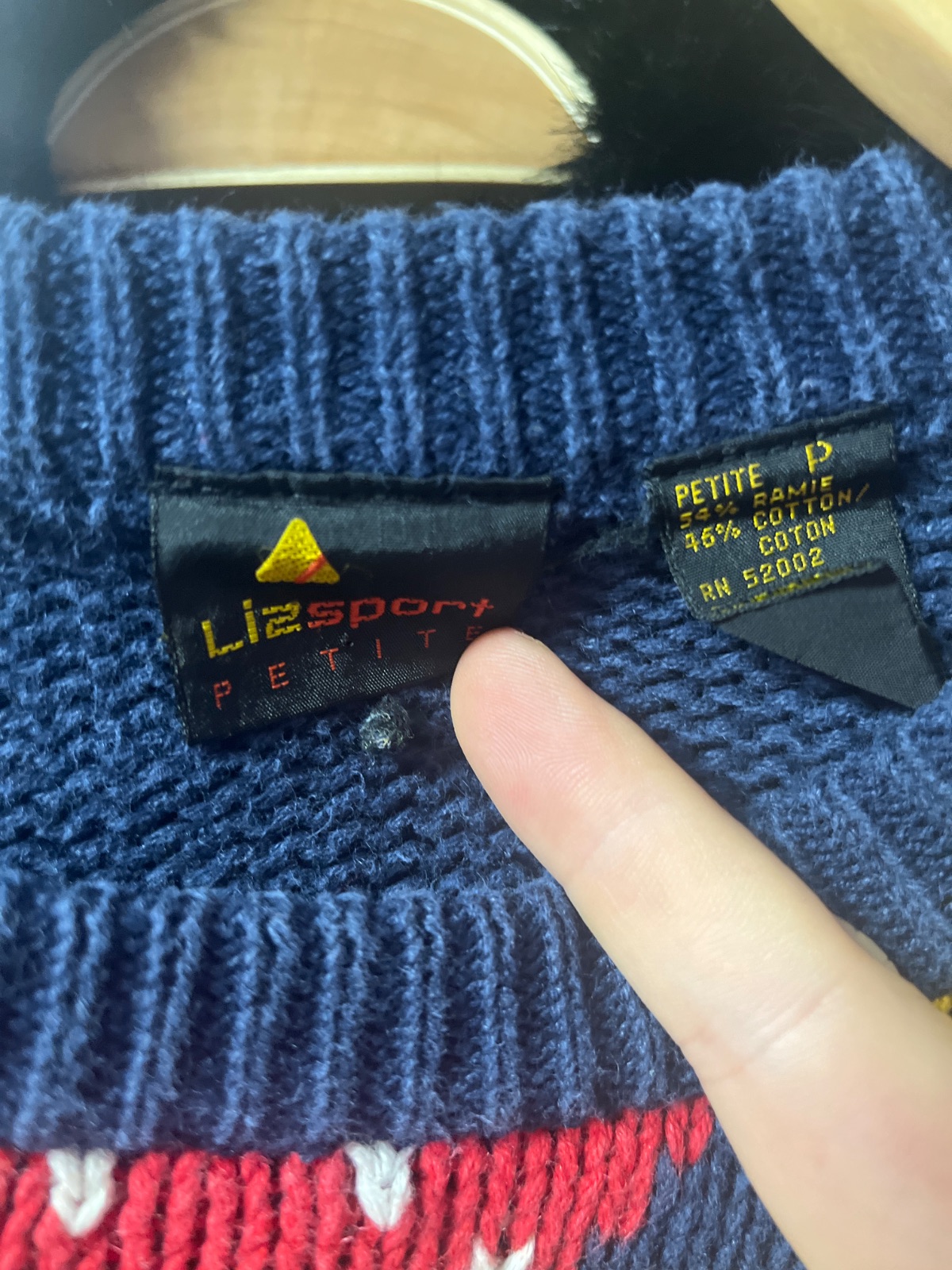 liz sport CUTE! 1980S COLORFUL ARGYLE COTTON KNIT PULLOVER SWEATER in BLUE, RED, YELLOW, GREEN