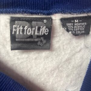 Fit for Life AS-IS COOL! FIT FOR LIFE COLORBLOCK HENLEY SWEATSHIRT WITH POCKETS! in RED, BLUE, GRAY