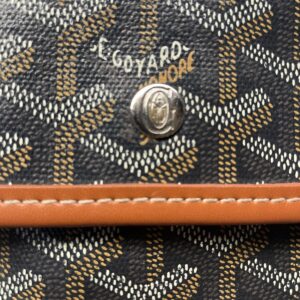 GOYARD GOYARD WALLET WRIST-LET GENUINE LEATHER in BLACK, BROWN