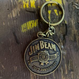 JIM BEAM JIM BEAM 200TH ANNIVERSARY KEYCHAIN in GOLD