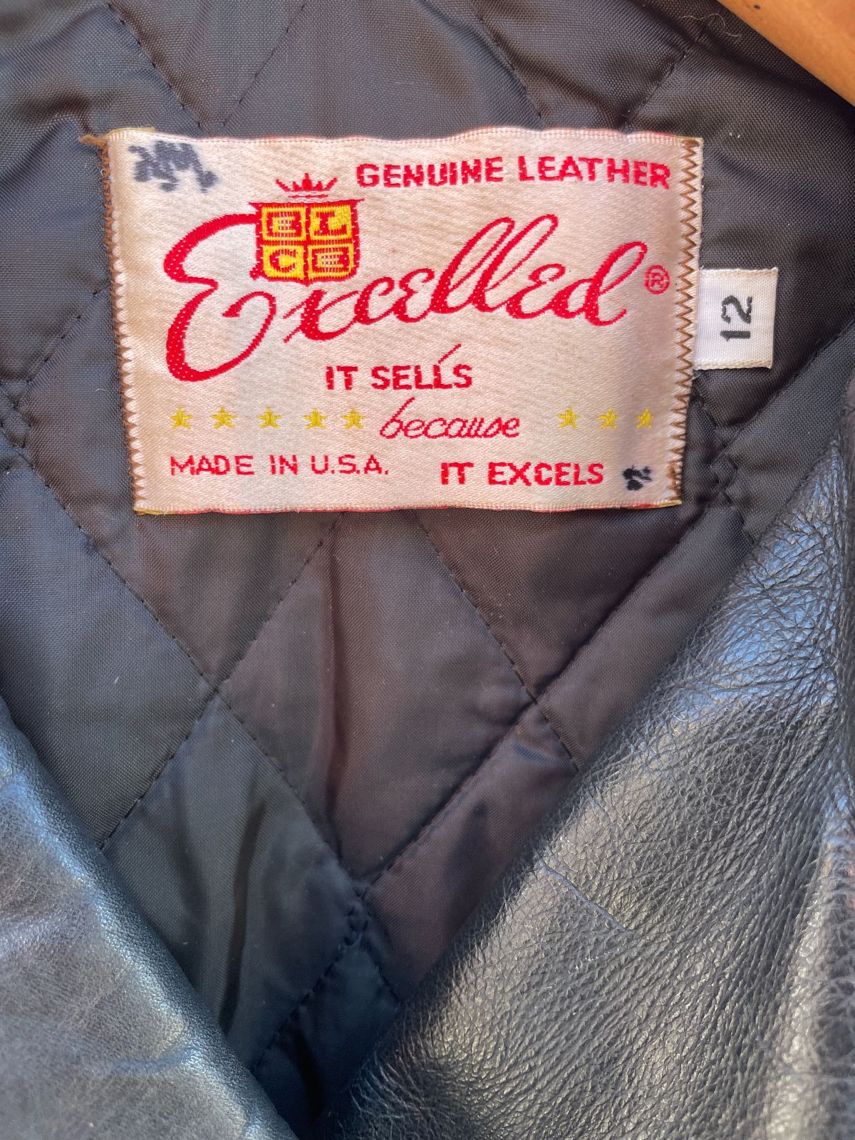 EXCELLED BUTTER SOFT LEATHER MOTO JACKET in BLACK