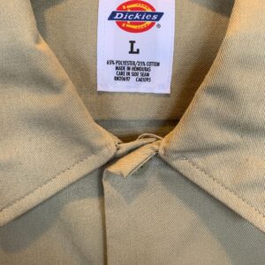 DICKIES CLASSIC DICKIES SHORT SLEEVE BUTTON DOWN WORK SHIRT in TAN